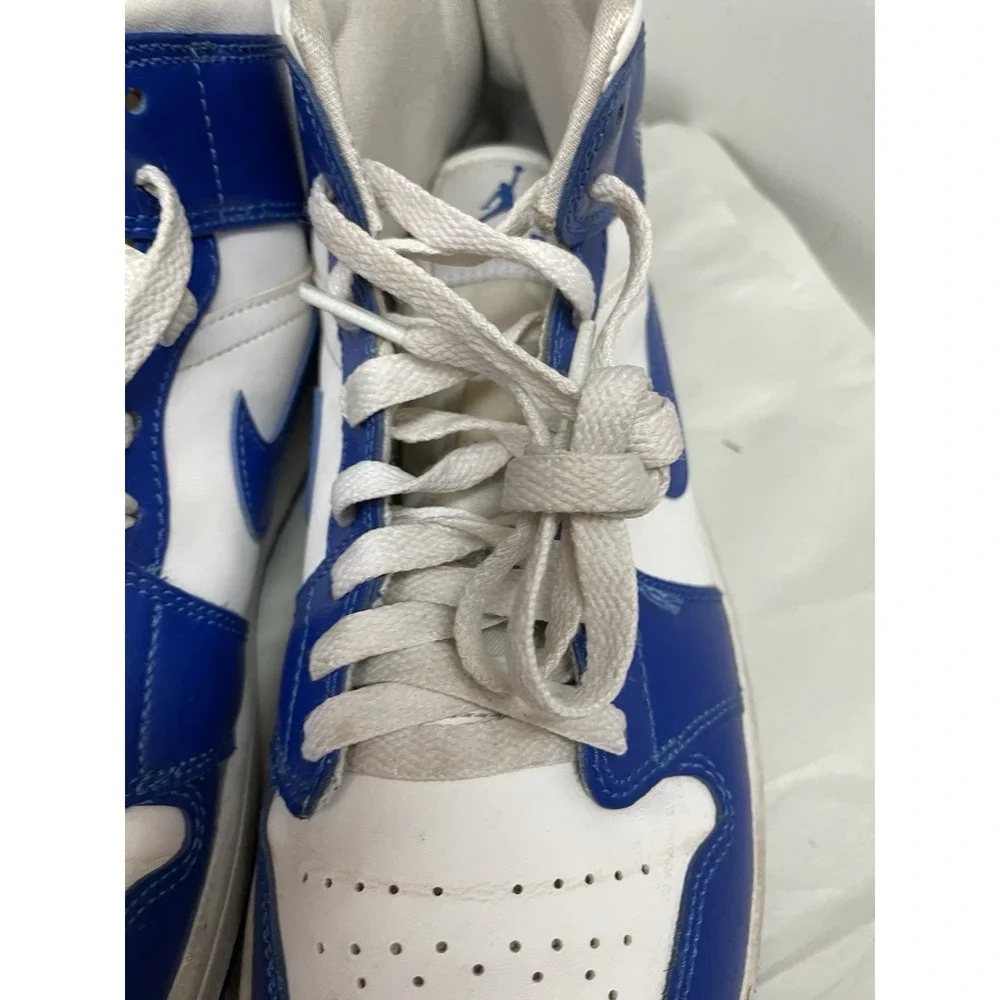 Air Jordan 1 Mid Kentucky Storm Blue Size 8.5